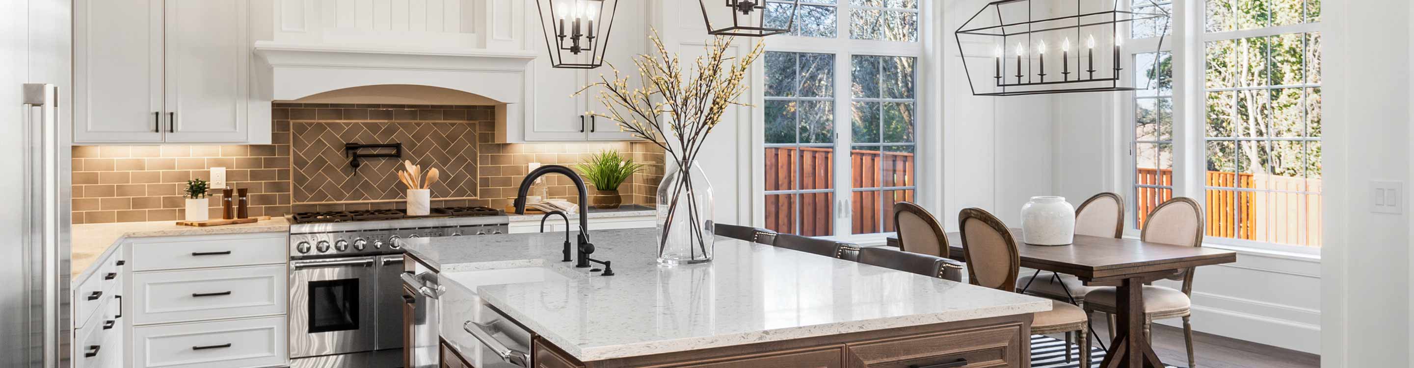 Backsplash tile, in kitchen